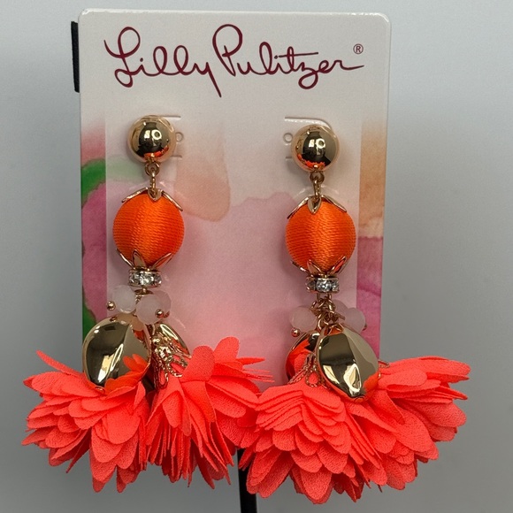 Lilly Pulitzer - Full Bloom Atatement Earrings - Picture 3 of 5